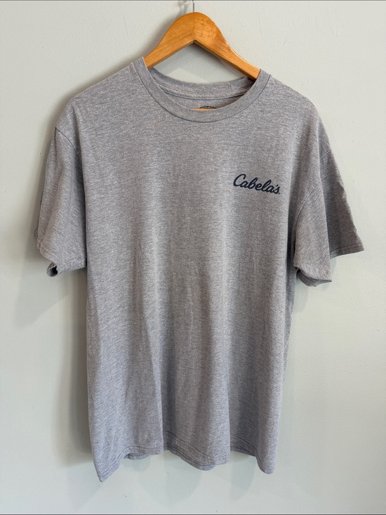 Cabela's Other - Cabela's‎ Light Gray Short Sleeve Logo Tee